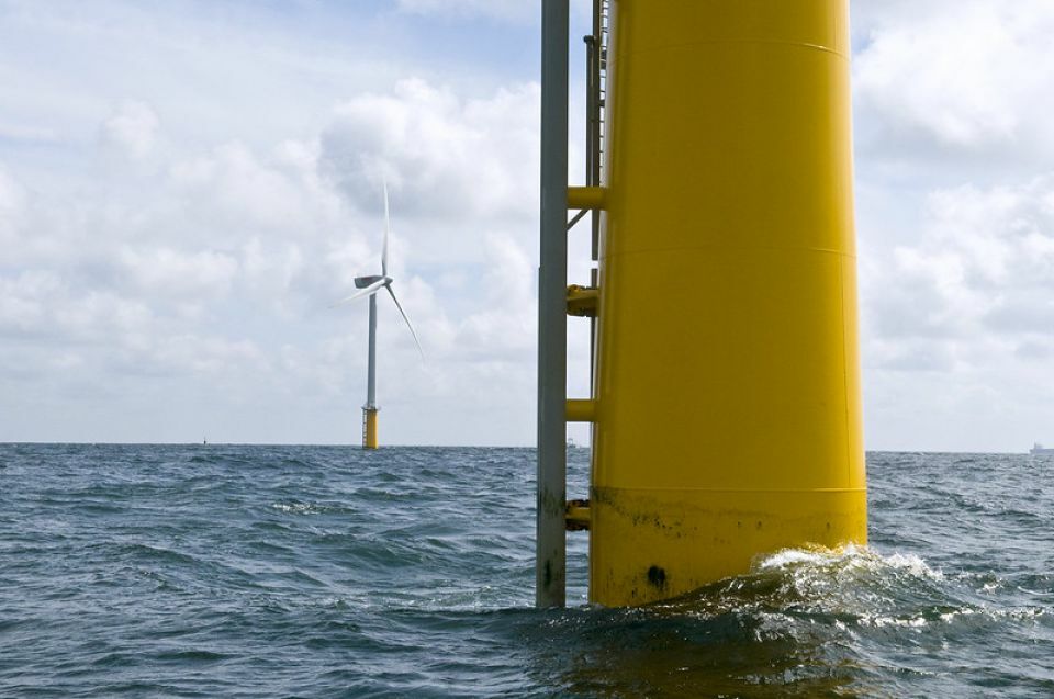 Windpark op de Noordzee