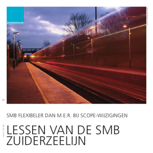 Lessen van de SMB Zuiderzeelijn