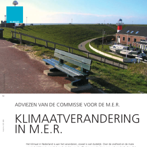 Klimaatverandering in m.e.r.