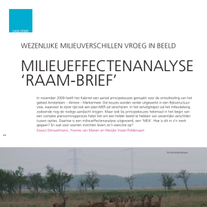 Milieueffectenanalyse RAAM-brief