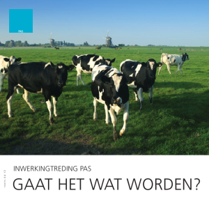 De PAS; gaat het wat worden?