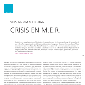 Crisis en m.e.r.