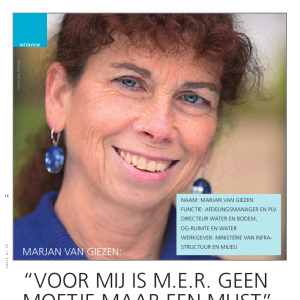 Voor mij is m.e.r. geen moetje maar een must