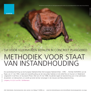 Methodiek voor staat van instandhouding - verdieping