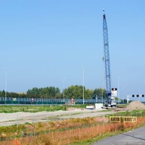 Dragline op het werkterrein. Jeroen van Lieshout (Flckr)